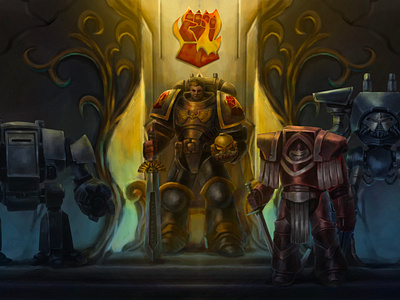 Warhammer 40K Art art commission game illustration splash art warhammer40k