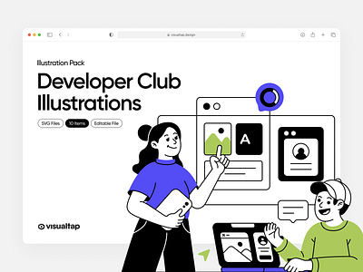 Developer club illustrations🧑💻 club code coding dev dev club developer illustration illustration pack illustrations pack tech technology