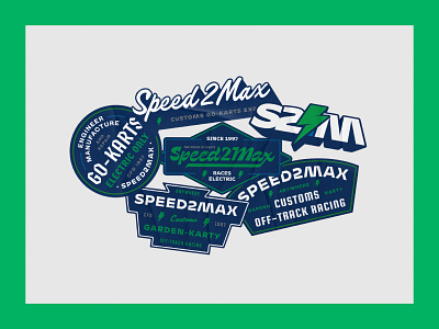 Speed2Max: Full Preview branding event event branding geometric go kart gokart graphic design illustration line lineart marketing merch merchandise monoline promotion promotional speed sport sport event vector