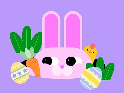 Easter 2d 3d animation art direction branding design flat graphic design illustration logo lottie lottie animation motion graphics ui ux vector