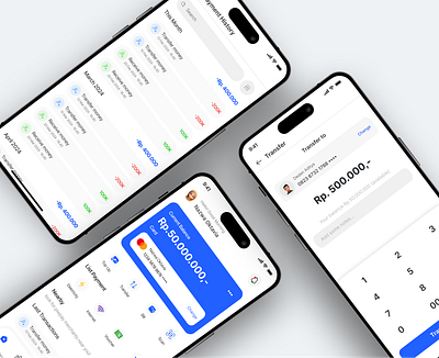 Piwpay - Seamless Finance Mobile App UI Design app design design financeapp mobile mobile app ui