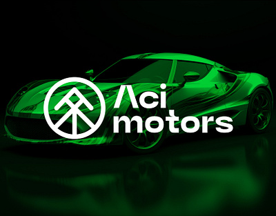 Aci Motors Logo, Car company, Brand Logo aci motors brand identity brand logo brand mark branding branding logo business logo car car company car logo company car logo company logo logo logo design logo maker logotype motor motor brand motors motors company