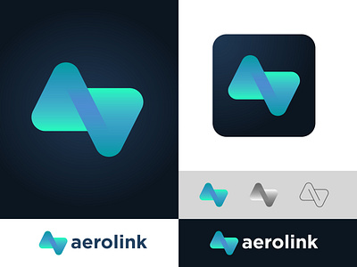 Aerolink - Branding brand brand design branding design graphic design illustrator logo mark