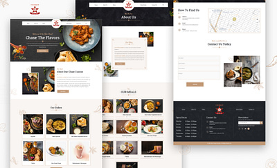 Restaurant Website Design app ui design branding business cooking corporate web design design ecommerce figma food design graphic design restaurant ui restaurant website design ui ui design web design