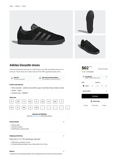 Ecommerce site - Shoe Shopping aestheticdesign cleandesign cleanlayout design ecommercesite minimalisticdesign onlineshopping onlinewebsite shoppingsite ui uidesign uiux usercentricdesign userexperience userinterface ux uxdesign webdesign website