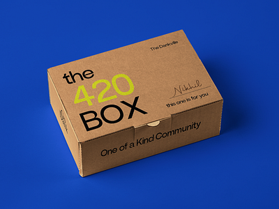 The 420 Box branding graphic minimal