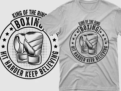 T-Shirt Design boxing bulk t shirt design illustration king minimal minimalist t shirt design t shirt t shirt design typography tshirt design typography vector art