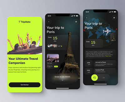 Travel app - Mobile app design concept design interface mobileapp product design tourism travel app travel service ui ui design uiux uiux design ux ux design