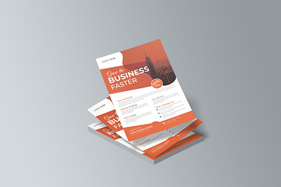 Corporate Business flyer Design element template