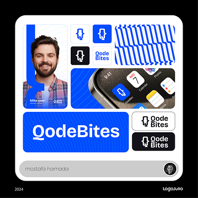 Qode Bites | Software House branding graphic design logo ui