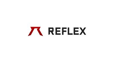 Reflex Logo Design - Abstract abstract athletic black creative energetic energy fascinating gradient minimal red sports unique