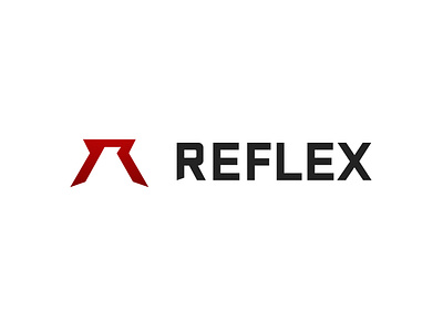 Reflex Logo Design - Abstract abstract athletic black creative energetic energy fascinating gradient minimal red sports unique