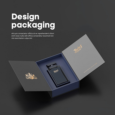 Mockup Logo Present design packaging graphic design logo mockup mockups perfume