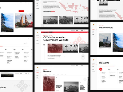 Indonesia Government Website Exploration about article calendar country event government homepage indonesia landing page news public publicservice service ui uiux web design website