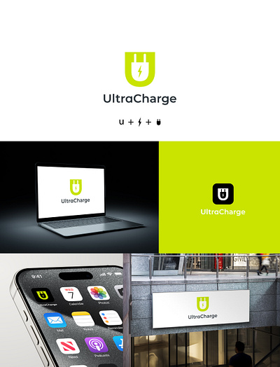 UltraCharge Logo graphic design logo motion graphics ultracharge logo
