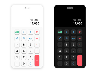 Daily UI #004: Calculator ui