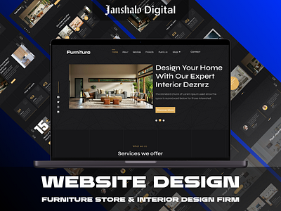 Interior Design | Furniture Store Website Ui Design branding chair website furniture shop website furniture store website furniture website furniture website ui interior design website interior website design luxury website minimal website react sanitary website ui ui design ui website uiux website website design website design agency wordpress