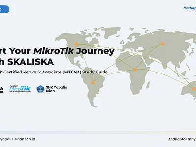 Digital Book Cover - MikroTik Journey book branding cover design graphic design ui