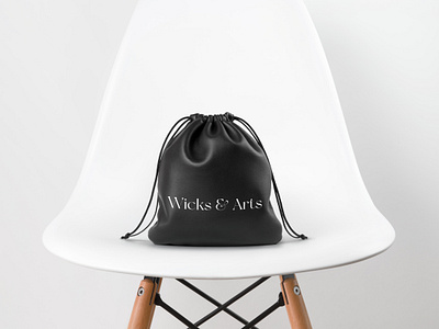 Wicks and Arts Bag Design branding graphic design logo print design