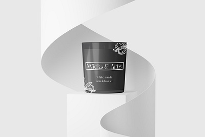 Wicks and Arts Packaging Design branding graphic design logo print design wicks and arts packaging design