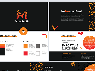 MealSmith - Brand Strategy & Identity brand identity branding design graphic design illustration logo strategy vector