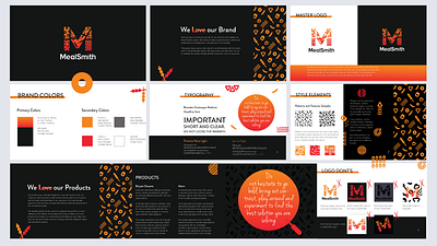 MealSmith - Brand Strategy & Identity brand identity branding design graphic design illustration logo strategy vector