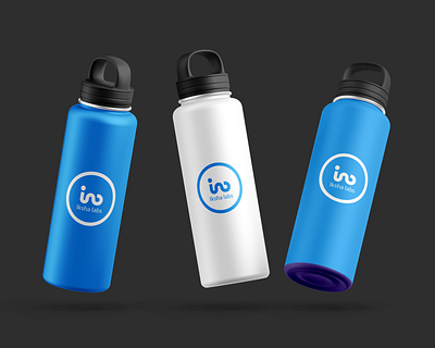 bottle mock up branding graphic design logo