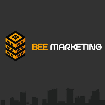 Bee Marketing Logo Animation 2d animation graphic design illustration intro logo animation logo designing motion motion graphics vector logo