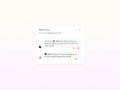 Wall of Love app bubble card cards chat chats content desktopapp digital emoji love product productdesign reaction testimonials ui uiux ux webapp