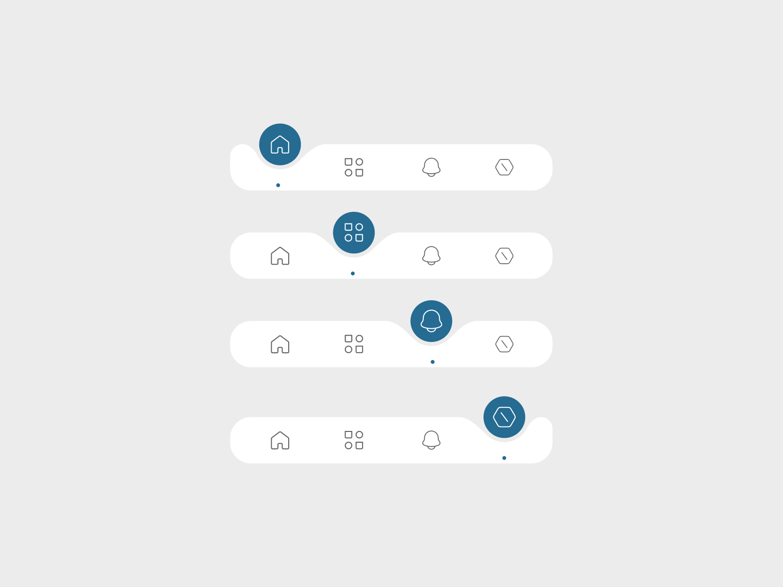 Navigation Bar Design by Kainat Shafqat on Dribbble