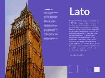 London, Lato adobe branding design dribbble figma graphics illustration illustrator lato logo london photoshop poster poster design presentatiod design presentation typeface typography ui