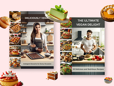 Cook book branding cook book graphic design web design