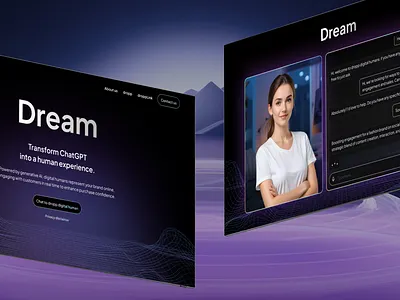 Dream Website ui website
