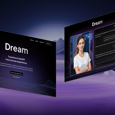 Dream Website ui website