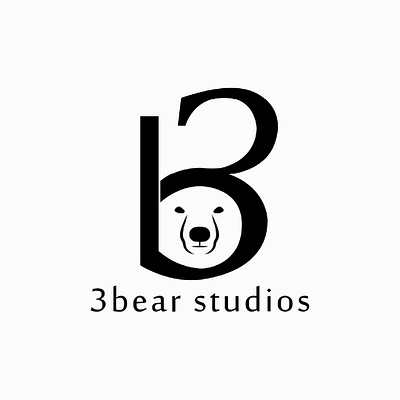 3 Bear Studio Logo Animation 2d animation 3 bear logo design branding design graphic design illustration intro logo logo animation logo designer logo designing motion graphics