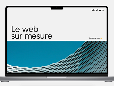 UI Design Landing page for MadeInWork landing page minimalist ui