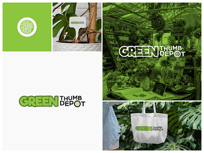 Green Thumb Depot Logo Design branding brandlogo garden graphic design greenthumbdepot logo logodesign plantsstore