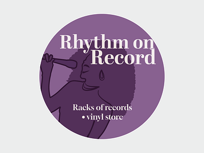 Record store. adobe adobe illustrator adobe suite branding collateral design corporate design design graphic design logo record store vector art