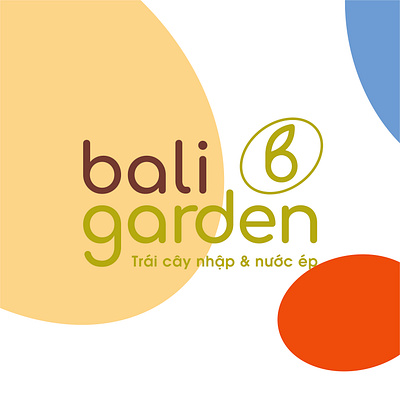 BALI GARDEN | LOGO DESIGN & BRAND IDENTITY branding design farm farm logo fruit fruit logo garden garden logo graphic design illustration logo logo design logos logotipo logotype typography vector