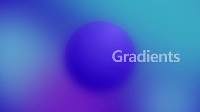 Gradients graphic design