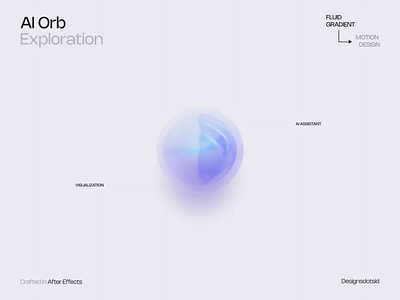 Motion - AI Orb 3d after effects ai ai animation ai assistant ai design ai sphere animation artificial intelligence motion motion design motion graphics motion visual orb ui ux