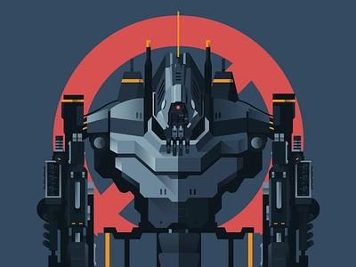 Exosuit adobe alien artwork design digital district 9 dribbble exosuit human illustration illustrator mech movie robot sign