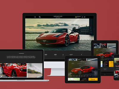 Ferrari webdesign figma graphic design ui webdesign