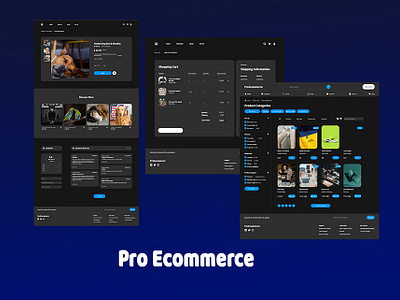 Pro Ecommerce UI branding ecommerce design ui ui design ui ux userexperience web web design web development web site design website ui