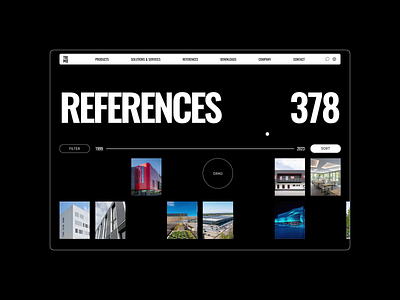 TRIMO // References aftereffects animation architecture blackbackground blacktheme branding building design envelopesolutions figma ui ux website