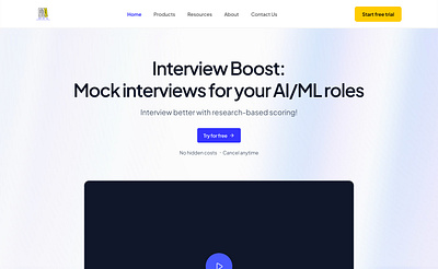 Website Landing page for 123 of AI ai artificial intelligence branding design landing page minimal ml ui uiux ux website website landing page