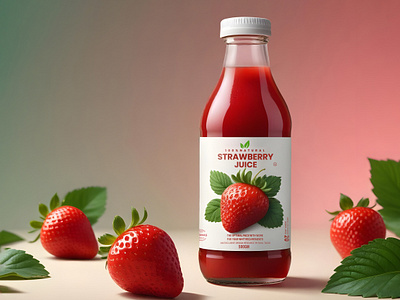 Strawberry juice label design design designing gdkawsarahmed juice label label label design labels lable design new deisgn new design new labels new product deisgn packaging product design product label strawberry bottle label strawberry juice design strawberry juice label strawberry juice label design strawberry label packaging