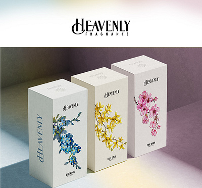Heavenly Fragrance - Packaging Design branding logo