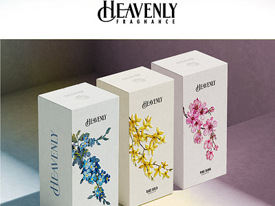 Heavenly Fragrance - Packaging Design branding logo