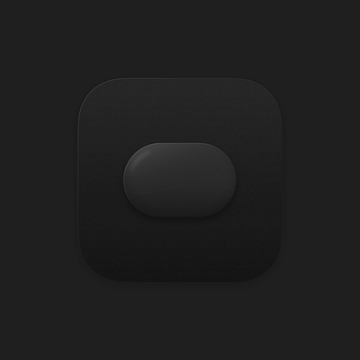 App icon • Zero Cam app app icon black cam camera icon monochrome white